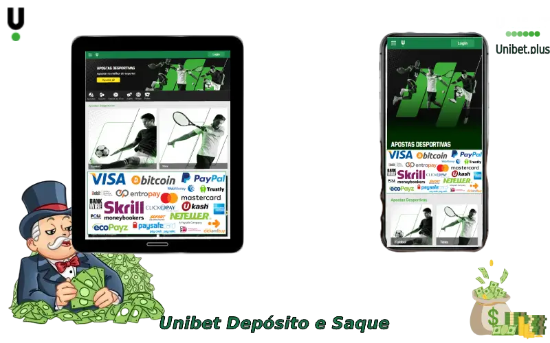 Unibet Depósito e Saque